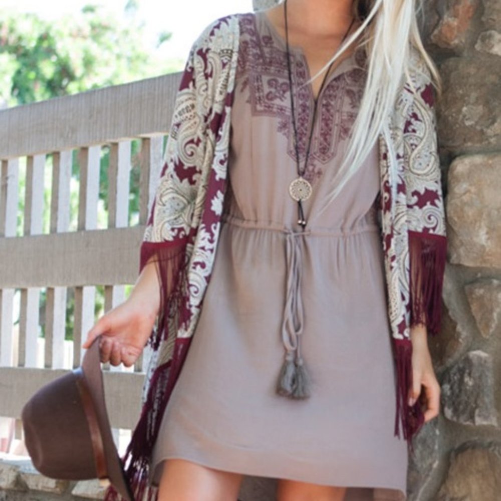 Entro Tassel Dress